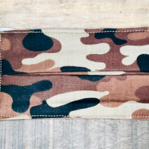 Camo Mask Brown Adult